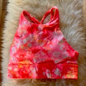 Lululemon high neck energy Shibori bra